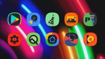 SuperBlack Icon Pack تصوير الشاشة 2