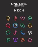 One Line Icon Pack syot layar 2