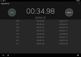 Stopwatch Pro screenshot 3