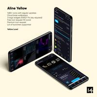 Aline Yellow: linear icon pack ảnh chụp màn hình 1