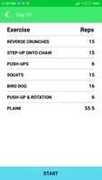 30 days fitness Workout - Work اسکرین شاٹ 1
