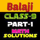 9th class math solution in hin icône