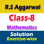 RS Aggarwal Class 8 Math Solut icône