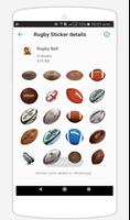 WAStickerApps : Rugby Stickers 截图 1