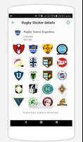 WAStickerApps : Rugby Stickers capture d'écran 3