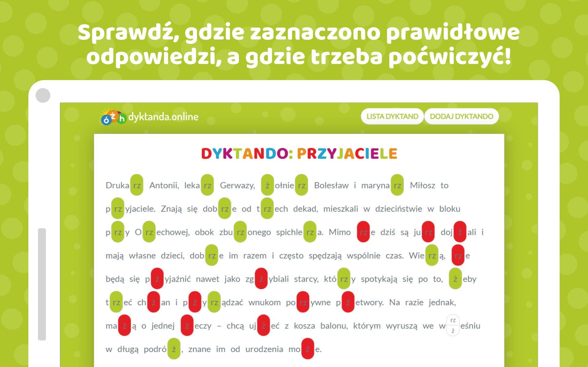 Trudne Dyktanda Ortograficzne Dla Klasy 6 Dyktanda dla klas 1-6! Ćwicz ortografię wszędzie! APK for Android Download