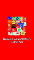 Food Delivery Pocket App Affiche