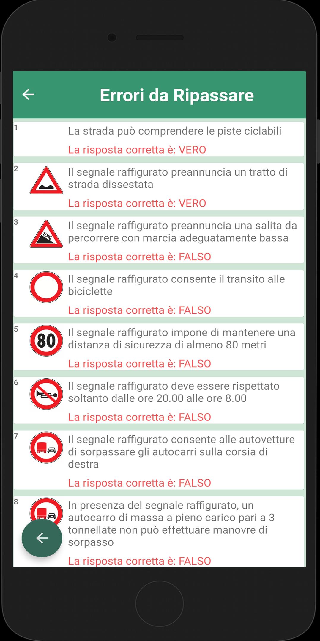 - italia: manqanis martvis theoriuli gamocdebis ufaso aplikacia “android iPhone iPad”