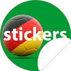 WAstickerApps : Germany Football Stickers icône