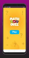Math Quiz - Math Quiz for kids โปสเตอร์