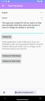 Translation APP screenshot 1