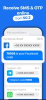 SMS Virtual الملصق