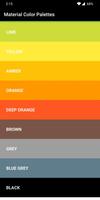Material Colors - Material Color Palettes capture d'écran 1
