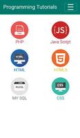 HTML,CSS,PHP,JS Tutorials تصوير الشاشة 1