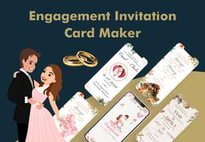 Engagement Card Maker & Design Affiche