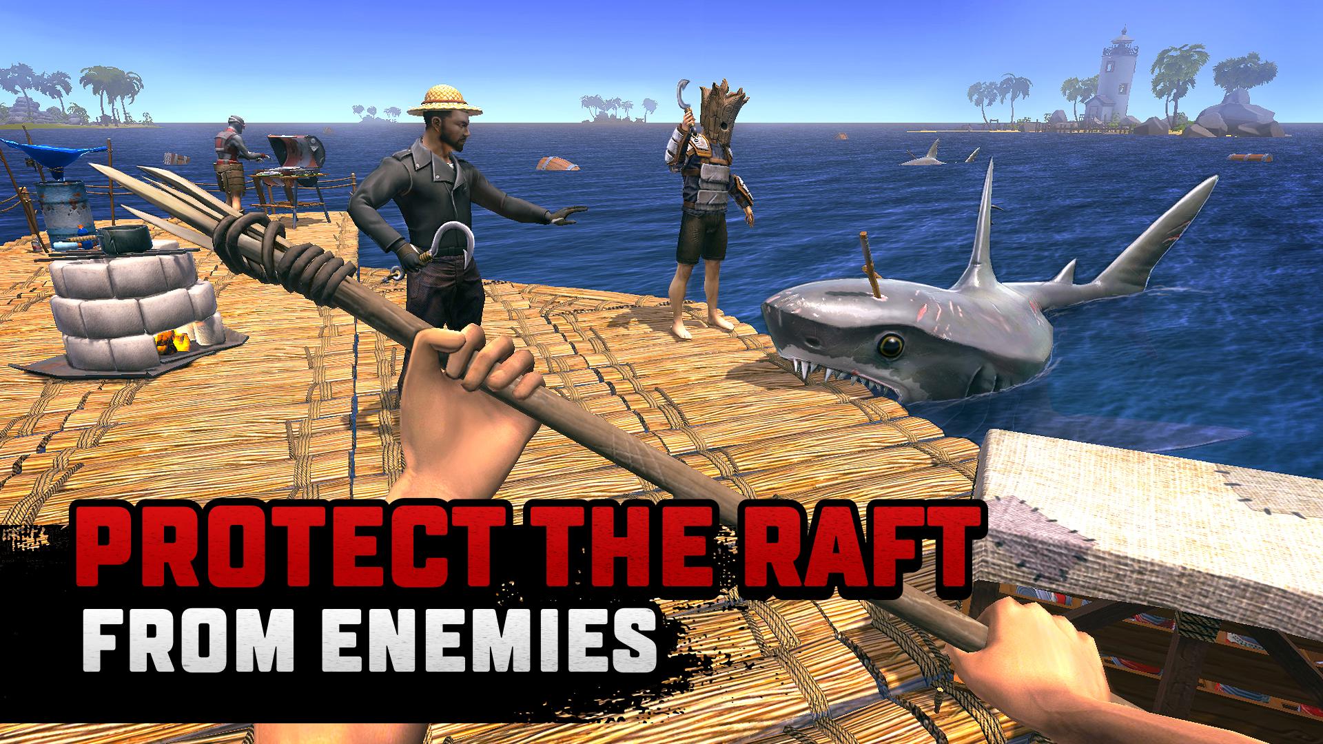 Рафт мультиплеер игра. Raft Survival: мультиплеер. Raft сурвайвал мультиплеер.