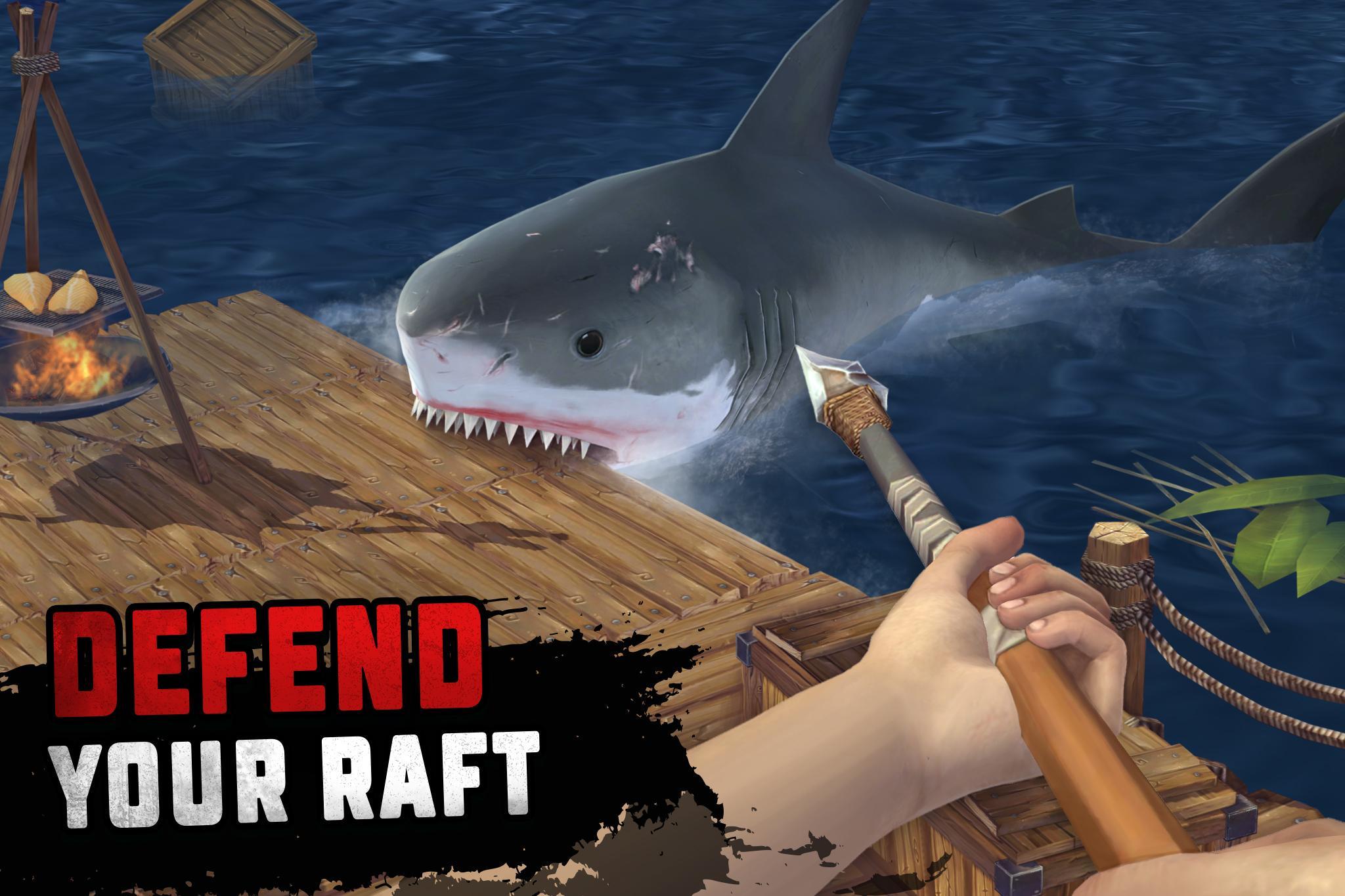 survival on raft: ocean nomad - simulator for android
