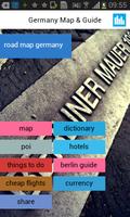 Allemagne Carte Guide Routier Affiche