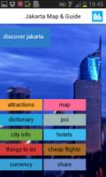 Jakarta Offline Carte Guide Affiche