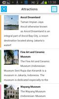 Jakarta Offline Carte Guide capture d'écran 2