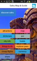 Oahu Hawaii Offline Map Guide โปสเตอร์