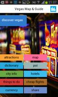 Las Vegas Offline Karte Führe Plakat