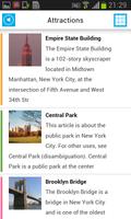 New York Offline Carte Guide capture d'écran 2