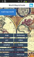 Monde Offline Map Guide Terre Affiche