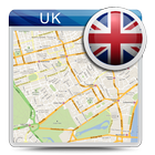Great Britain Map Offline UK ikona