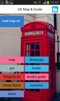 Great Britain Map Offline UK plakat