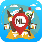 Netherlands travel guide & map icon