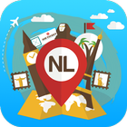 آیکون‌ Netherlands travel guide & map