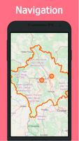 🛰️Offline Maps & Navigation by GPS: Kosovo Affiche