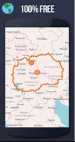 ✅ Macedonia Offline Maps with gps free poster