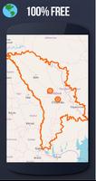 ✅ Moldova Offline Maps with gps free poster