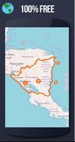 ✅ Nicaragua Offline Maps with gps free poster