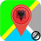 ✅ Albania Offline Maps with gps free icône