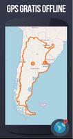 ✅ Argentina Offline Maps with gps free poster
