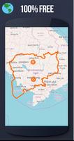 ✅ Cambodia Offline Maps with gps free poster