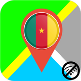 ✅ Cameroon Offline Maps with gps free icon