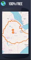 ✅ Ethiopia Offline Maps with gps free Affiche