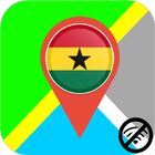 ✅ Ghana Offline Maps with gps free icon