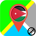 ✅ Jordan Offline Maps with gps free icon