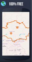 ✅ Kazakhstan Offline Maps with gps free Affiche