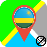 ✅ Rwanda Offline Maps with gps free icon