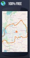 ✅ Rwanda Offline Maps with gps free poster