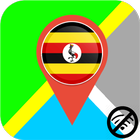 ✅ Uganda Offline Maps with gps free icône