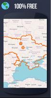✅ Ukraine Offline Maps with gps free poster