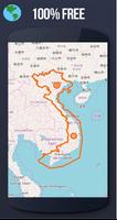 ✅ Vietnam Offline Maps with gps free poster