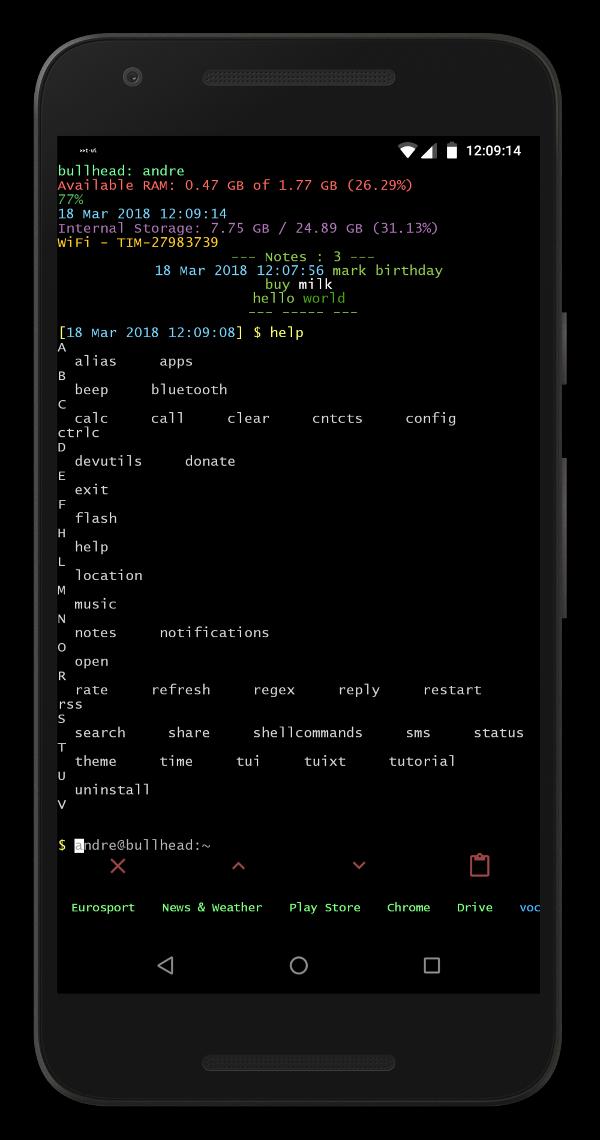 Android 用の Linux Cli Launcher Apk をダウンロード